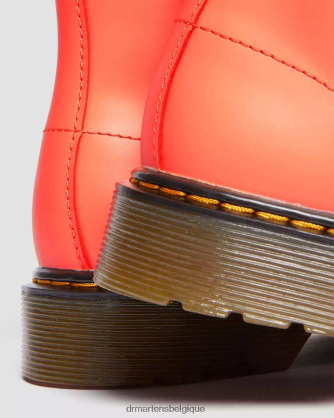 chaussure être Dr. Martens enfants bottes à lacets en cuir 1460 Romario pour jeunes corail Romario 6RFZX0469