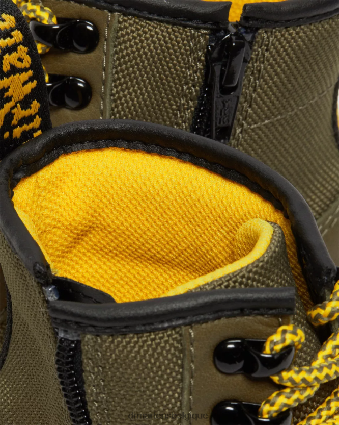 chaussure être Dr. Martens enfants bottes à lacets en cuir à panneaux junior 1460 Olvie 6RFZX0444