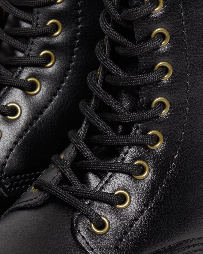 chaussure être Dr. Martens enfants bottes végétaliennes à lacets 1460 junior noir 6RFZX0436