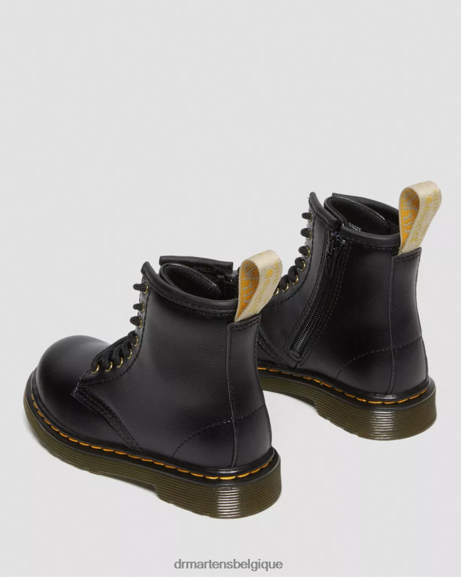 chaussure être Dr. Martens enfants bottes végétaliennes à lacets 1460 pour tout-petits noir 6RFZX0406