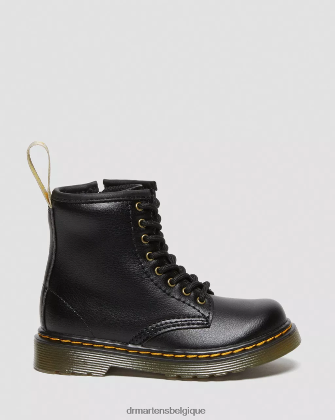 chaussure être Dr. Martens enfants bottes végétaliennes à lacets 1460 pour tout-petits noir 6RFZX0406