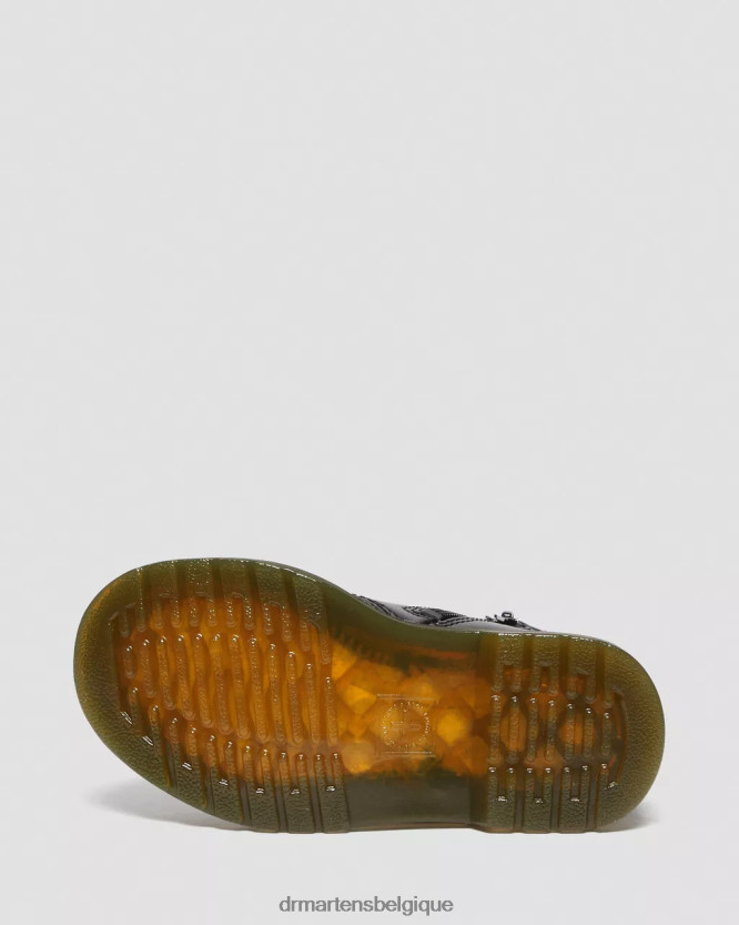 chaussure être Dr. Martens enfants bottes végétaliennes à lacets 1460 pour tout-petits noir 6RFZX0406