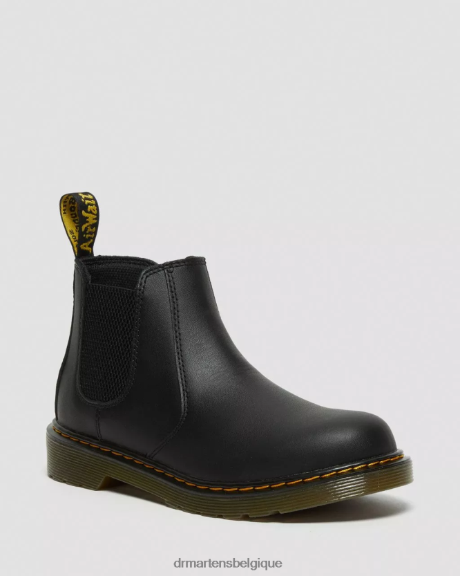 chaussure être Dr. Martens enfants bottines chelsea en cuir softy t 2976 pour jeunes noir doux t 6RFZX0459
