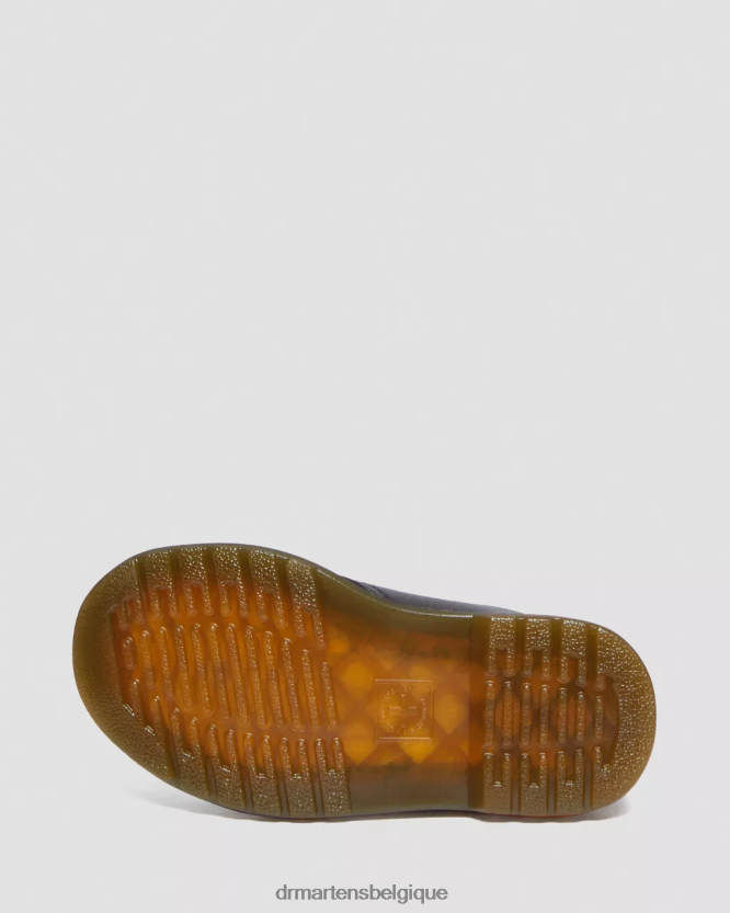 chaussure être Dr. Martens enfants chaussures richelieu en cuir 1461 softy t pour tout-petit noir doux t 6RFZX0405