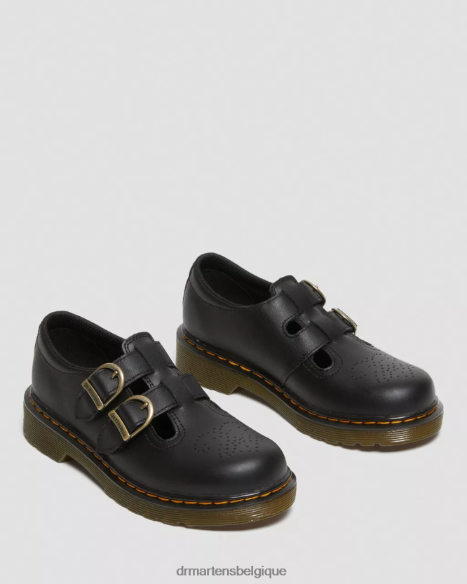 chaussure être Dr. Martens enfants chaussures mary jane en cuir softy t junior 8065 noir doux t 6RFZX0428
