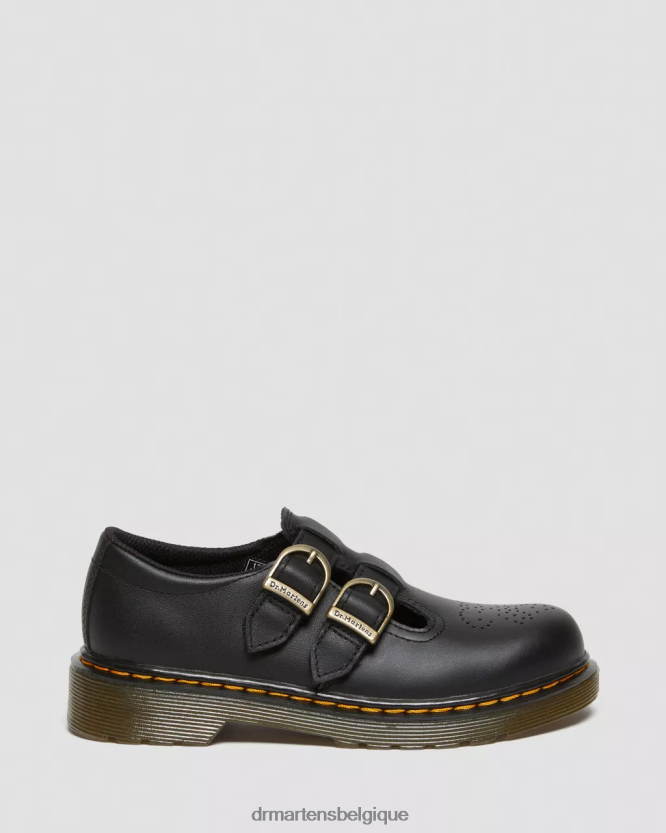 chaussure être Dr. Martens enfants chaussures mary jane en cuir softy t junior 8065 noir doux t 6RFZX0428
