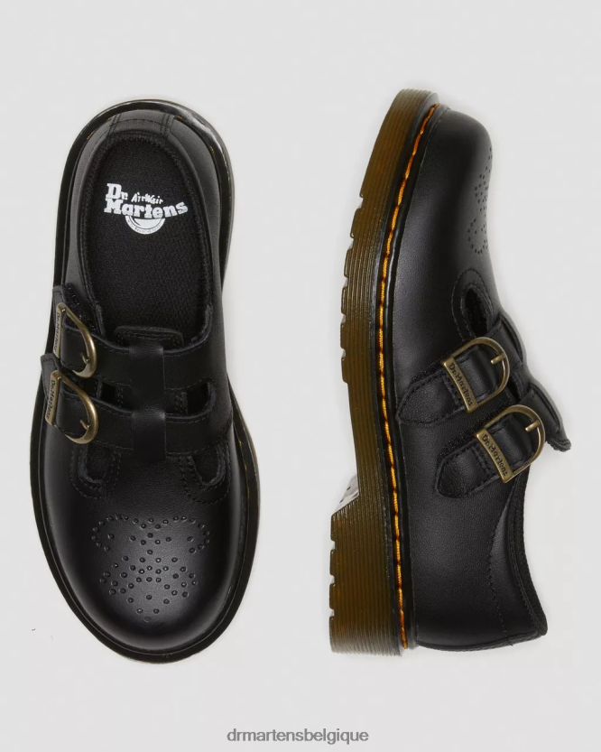 chaussure être Dr. Martens enfants chaussures mary jane en cuir softy t junior 8065 noir doux t 6RFZX0428