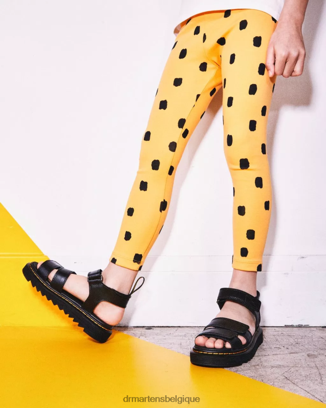 chaussure être Dr. Martens enfants sandales à brides en cuir klaire junior lampe t noire 6RFZX0430