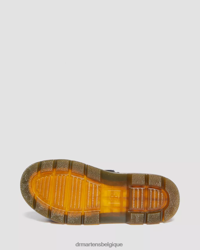 chaussure être Dr. Martens enfants sandales décontractées callan junior noir extra résistant et caoutchouteux 6RFZX0450