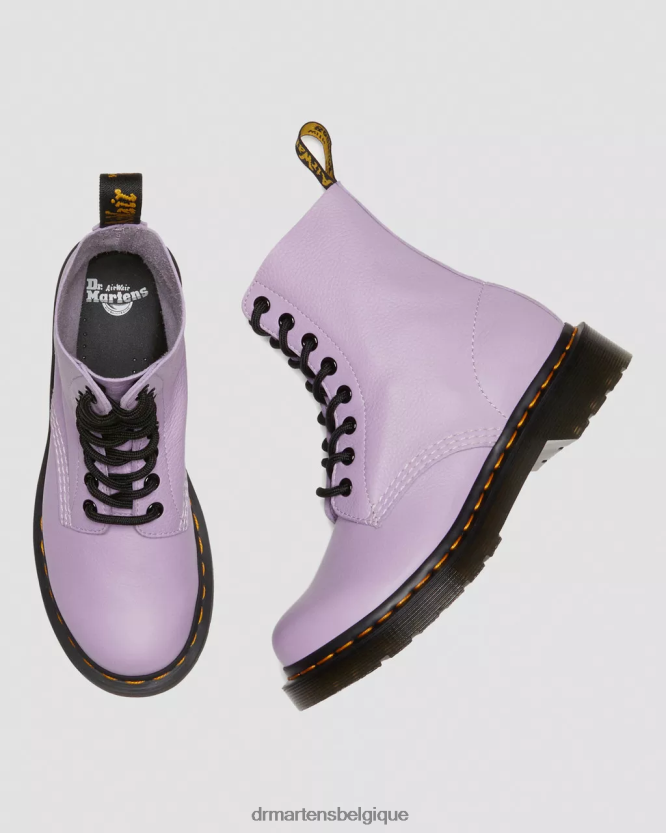 chaussure être Dr. Martens femmes Bottines à lacets avec œillets noirs 1460 Pascal Virginie lilas 6RFZX0192