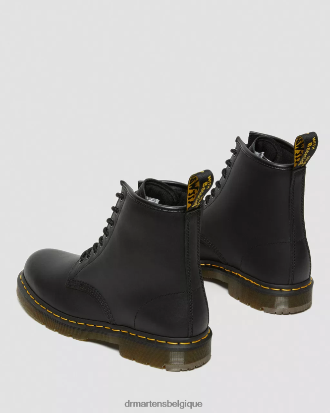 chaussure être Dr. Martens femmes Bottines à lacets en cuir antidérapantes 1460 noir industriel pleine fleur 6RFZX0386