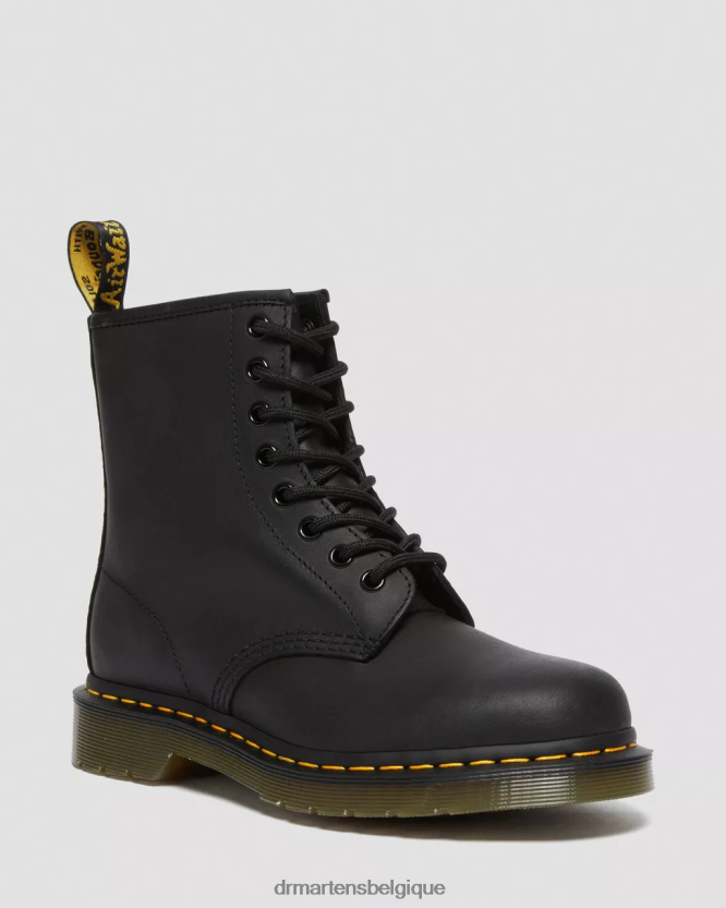 chaussure être Dr. Martens femmes Bottines à lacets en cuir gras 1460 cuir gras noir 6RFZX018