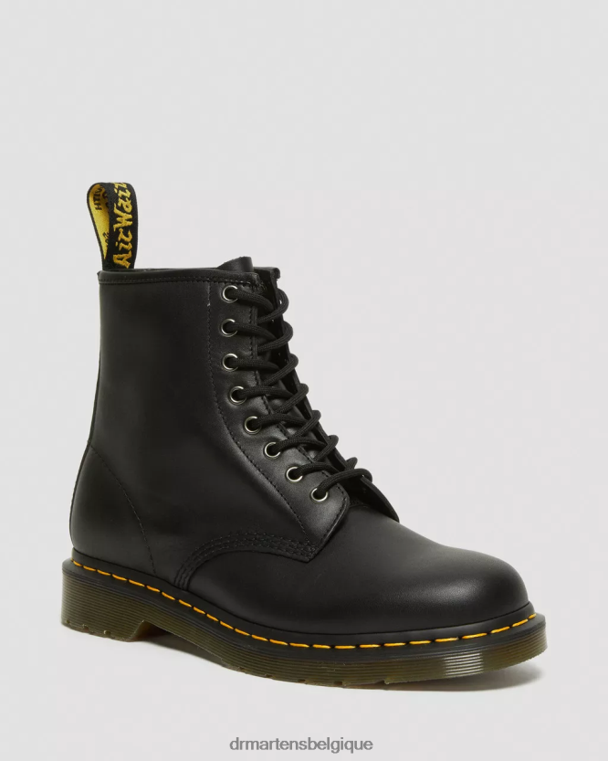 chaussure être Dr. Martens femmes Bottines à lacets en cuir nappa 1460 nappa noir 6RFZX012