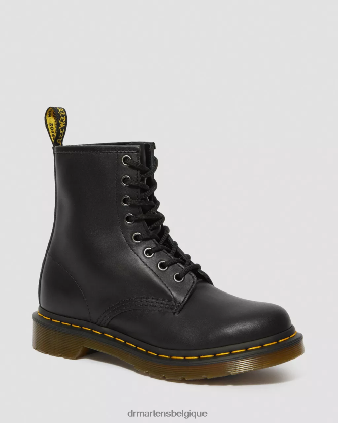 chaussure être Dr. Martens femmes Bottines à lacets en cuir nappa 1460 nappa noir 6RFZX05