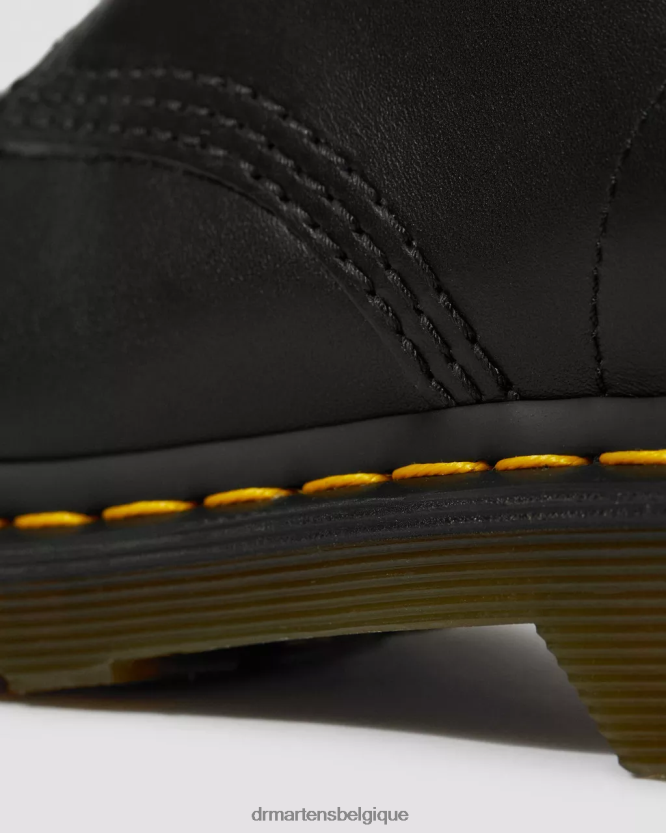 chaussure être Dr. Martens femmes Bottines à lacets en cuir nappa 1460 nappa noir 6RFZX05