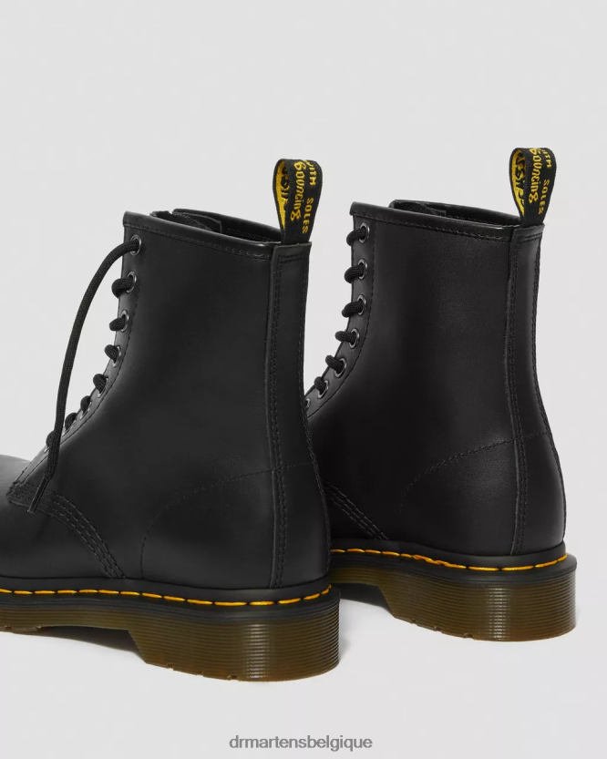 chaussure être Dr. Martens femmes Bottines à lacets en cuir nappa 1460 nappa noir 6RFZX05