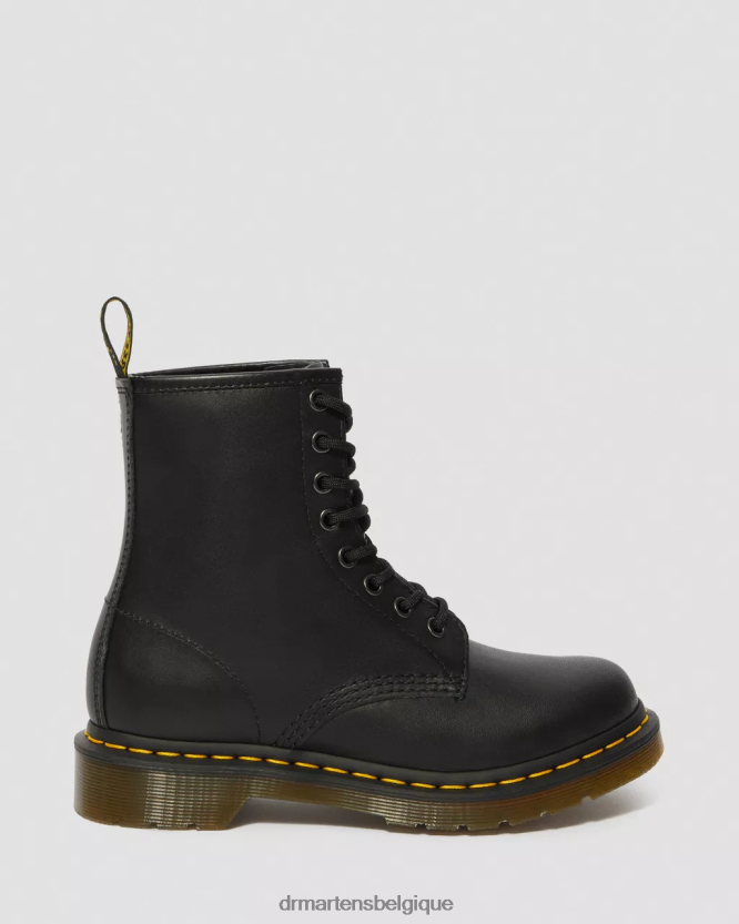 chaussure être Dr. Martens femmes Bottines à lacets en cuir nappa 1460 nappa noir 6RFZX05