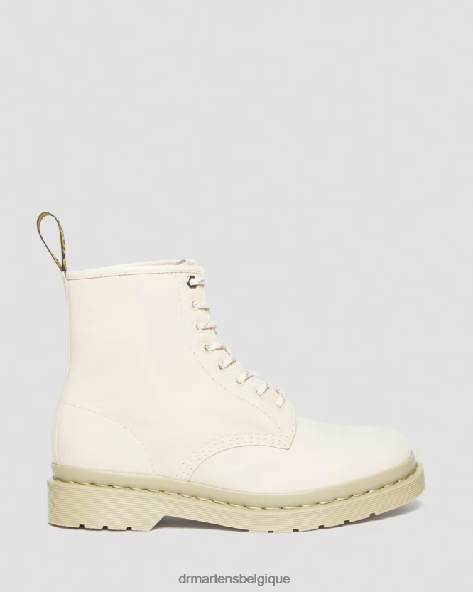 chaussure être Dr. Martens femmes Bottines à lacets en cuir nubuck mono-fraisé 1460 parchemin beige fraisé nubuck wp 6RFZX0146
