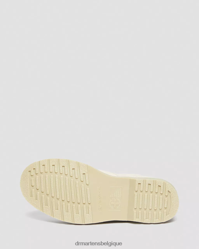 chaussure être Dr. Martens femmes Bottines à lacets en cuir nubuck mono-fraisé 1460 parchemin beige fraisé nubuck wp 6RFZX0146
