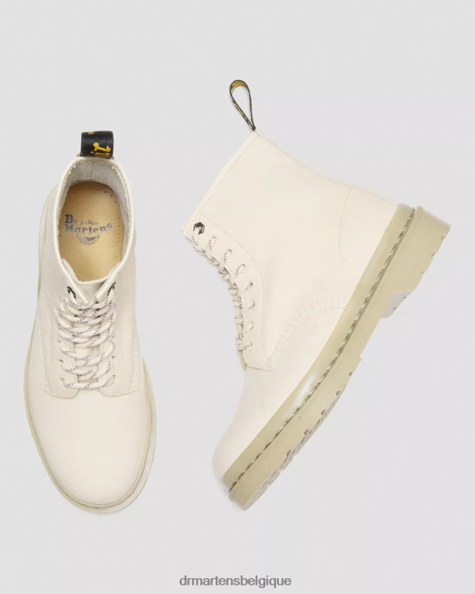 chaussure être Dr. Martens femmes Bottines à lacets en cuir nubuck mono-fraisé 1460 parchemin beige fraisé nubuck wp 6RFZX0146