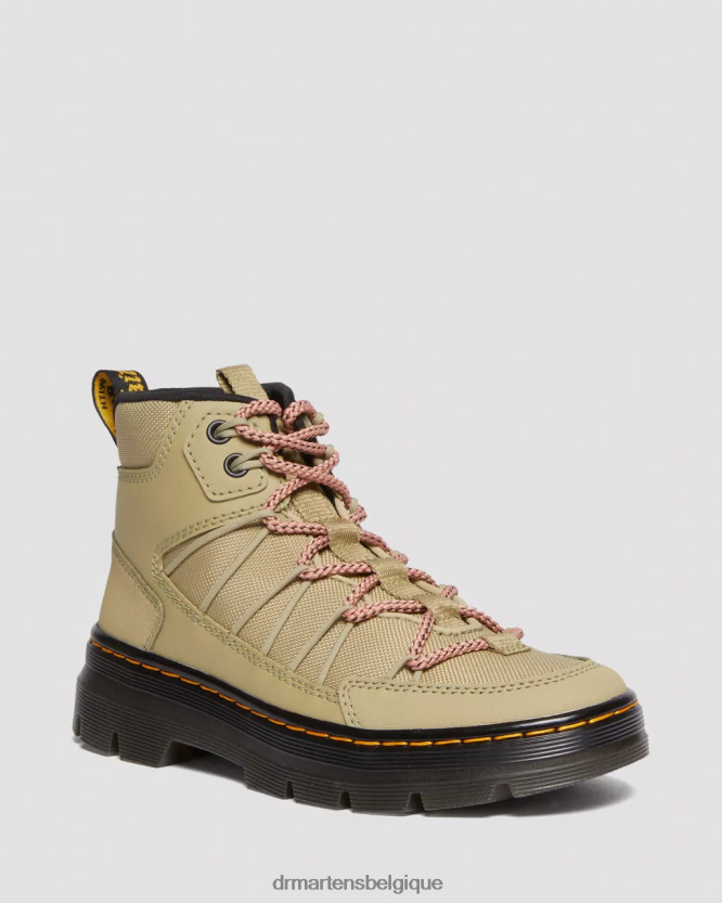 chaussure être Dr. Martens femmes bottes utilitaires à lacets extra résistantes buwick ajax olive pâle & extra dur & hydro 6RFZX0160