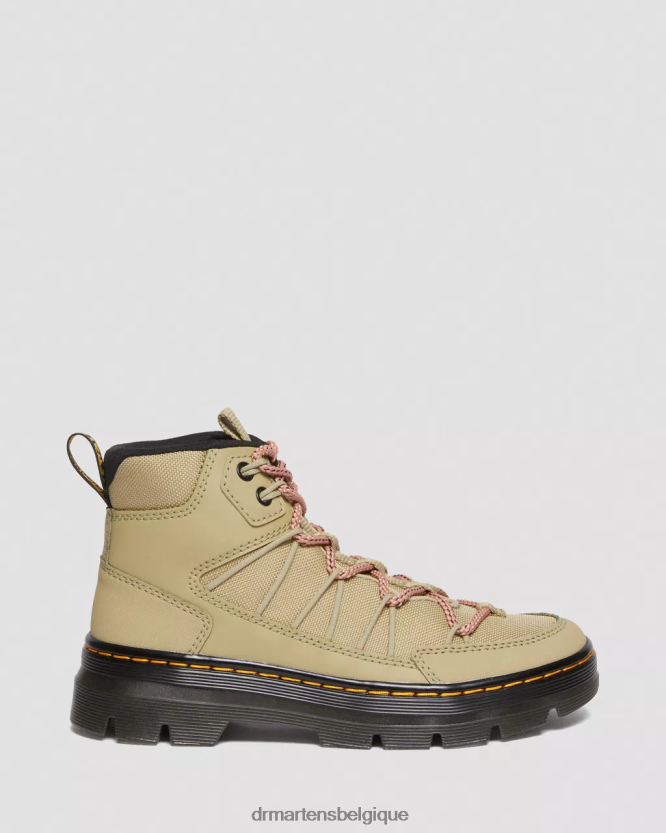 chaussure être Dr. Martens femmes bottes utilitaires à lacets extra résistantes buwick ajax olive pâle & extra dur & hydro 6RFZX0160