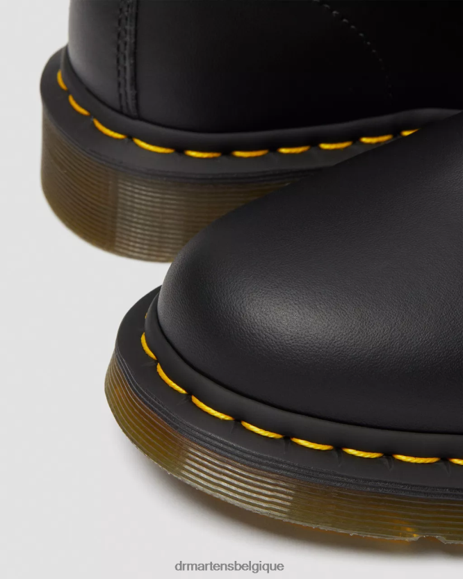 chaussure être Dr. Martens femmes bottes végétaliennes à lacets 1460 felix Félix noir déteint 6RFZX08