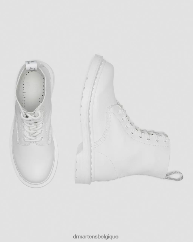 chaussure être Dr. Martens femmes bottines à lacets mono 1460 pascal Virginie blanche 6RFZX089