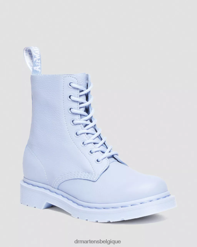 chaussure être Dr. Martens femmes bottines à lacets mono 1460 pascal Virginie bleu zen 6RFZX0191