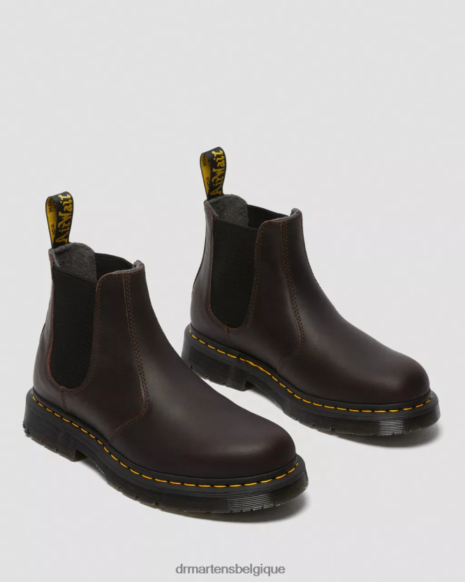 chaussure être Dr. Martens femmes Bottines Chelsea Wintergrip 2976 DM's chasse-neige à cacao 6RFZX0158