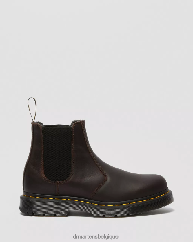 chaussure être Dr. Martens femmes Bottines Chelsea Wintergrip 2976 DM's chasse-neige à cacao 6RFZX0158