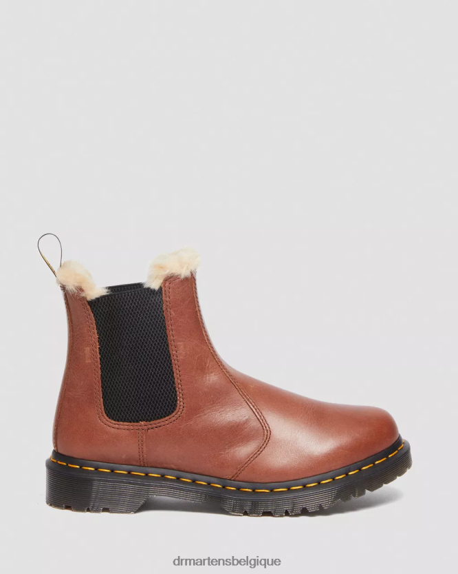 chaussure être Dr. Martens femmes Bottines chelsea doublées de fausse fourrure 2976 leonore maréchal-ferrant 6RFZX026