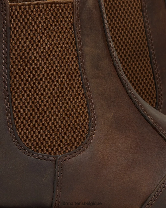 chaussure être Dr. Martens femmes Bottines chelsea en cuir Crazy Horse 2976 cheval fou marron 6RFZX086
