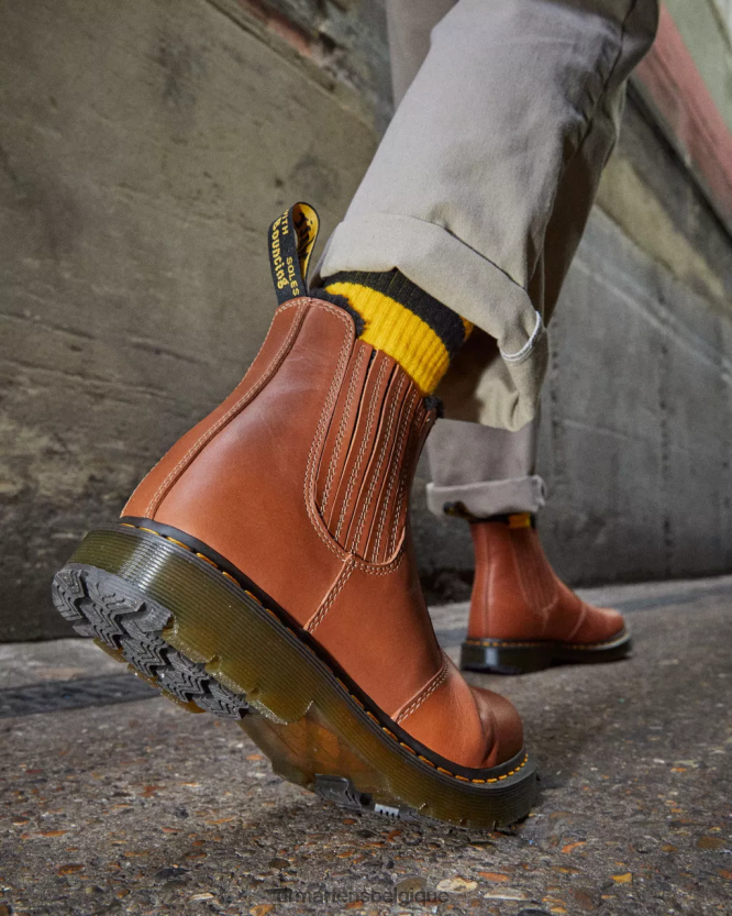 chaussure être Dr. Martens femmes Bottines chelsea en cuir Wintergrip 2976 dm's blizzard beige wp 6RFZX0124