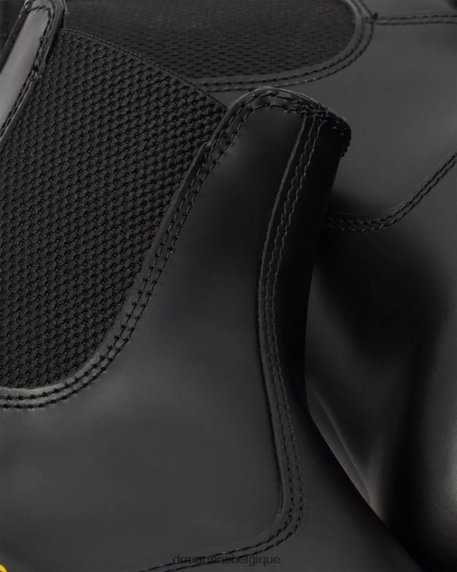 chaussure être Dr. Martens femmes Bottines chelsea en cuir lisse 2976 bex noir lisse 6RFZX030