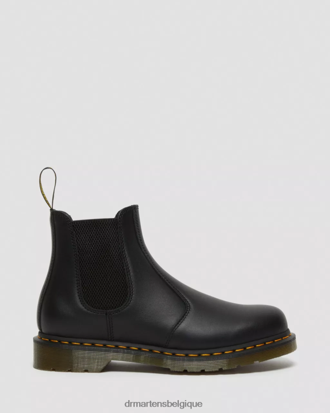 chaussure être Dr. Martens femmes Bottines chelsea en cuir nappa 2976 nappa noir 6RFZX039