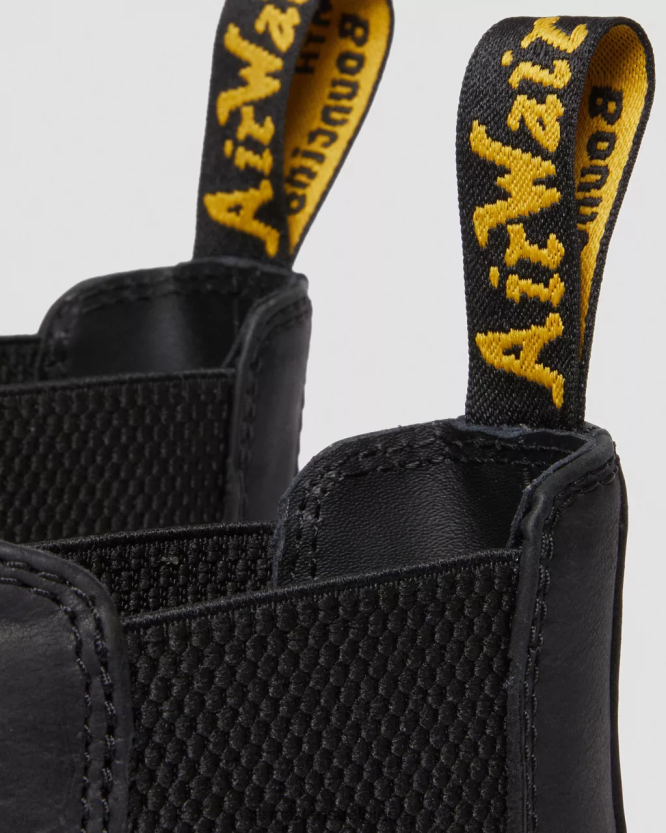 chaussure être Dr. Martens femmes Bottines chelsea en cuir pleine fleur ciré 2976 ciré noir pleine fleur 6RFZX0186