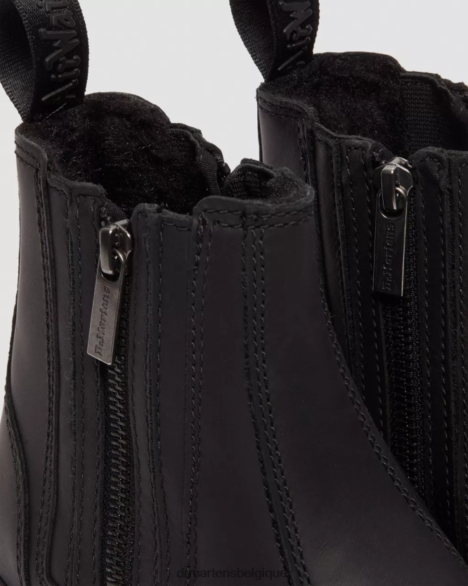 chaussure être Dr. Martens femmes Bottines chelsea zippées Wintergrip 2976 dm's chasse-neige noir 6RFZX0164