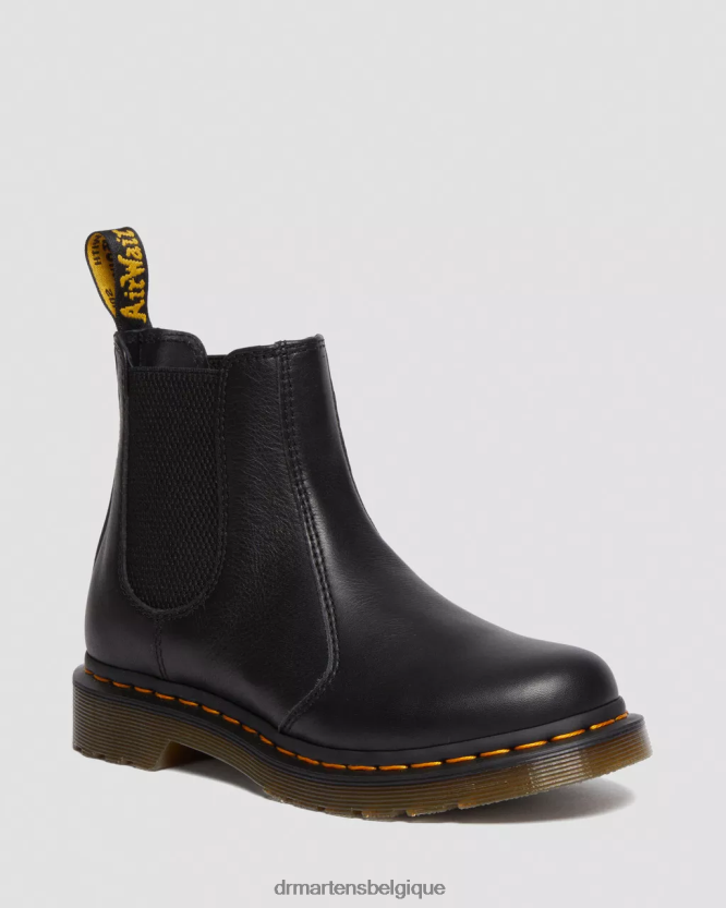 chaussure être Dr. Martens femmes bottines chelsea en cuir 2976 Virginie noire 6RFZX037