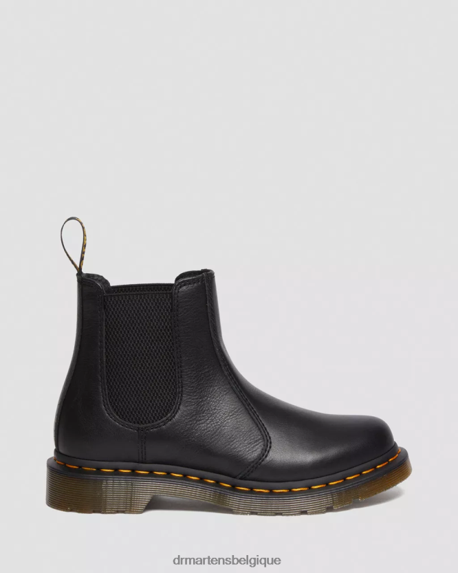 chaussure être Dr. Martens femmes bottines chelsea en cuir 2976 Virginie noire 6RFZX037
