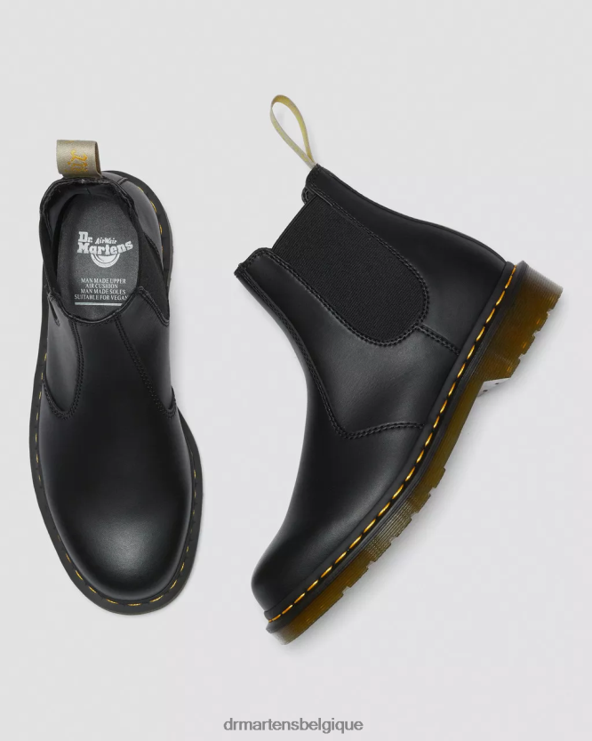 chaussure être Dr. Martens femmes bottines chelsea véganes 2976 felix Félix noir déteint 6RFZX07