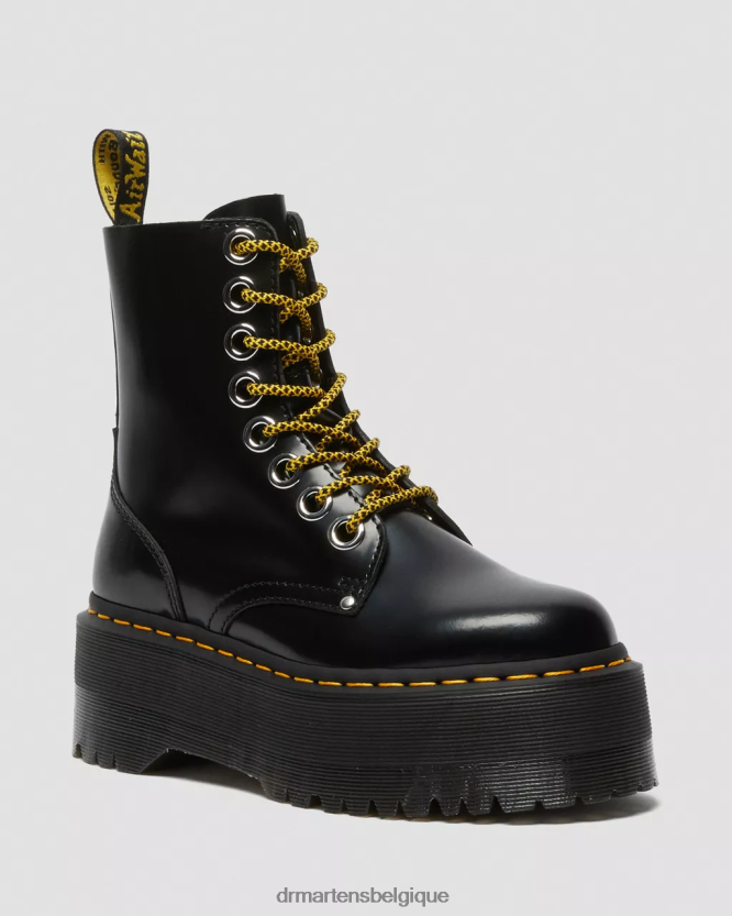 chaussure être Dr. Martens femmes plates-formes de démarrage Jadon Max beurre noir 6RFZX015