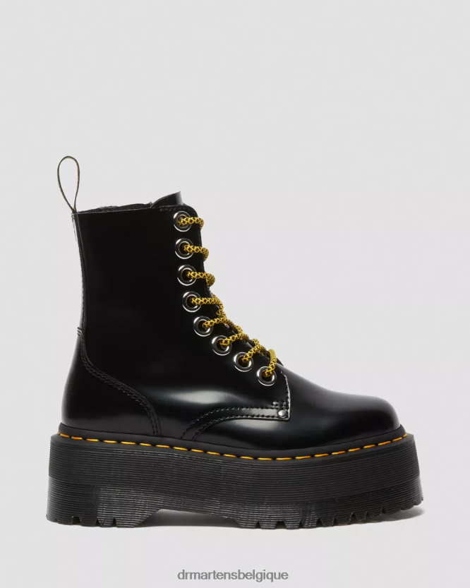 chaussure être Dr. Martens femmes plates-formes de démarrage Jadon Max beurre noir 6RFZX015