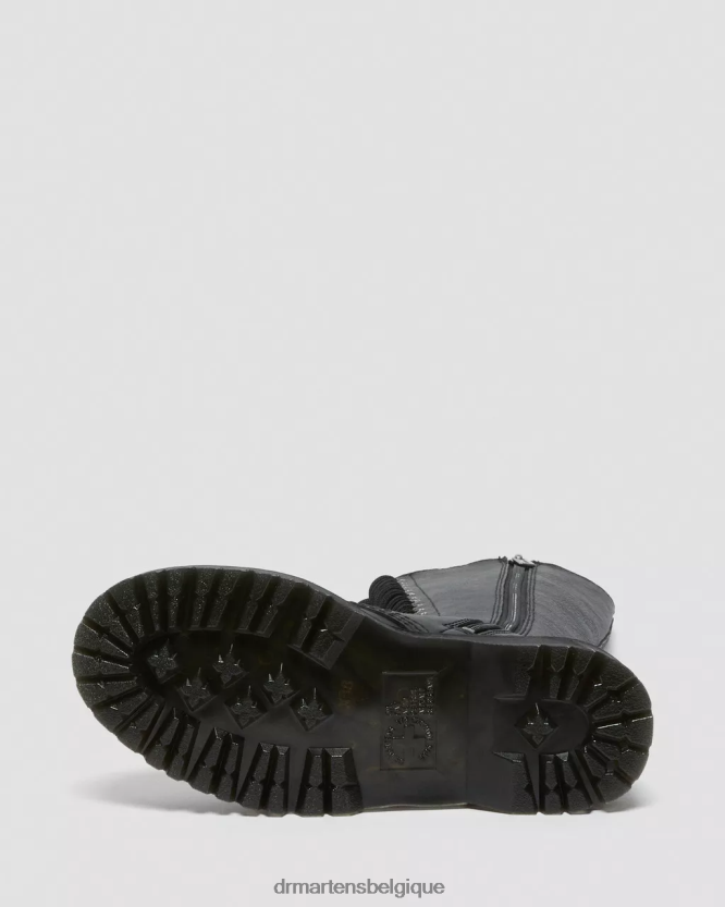 chaussure être Dr. Martens femmes 1b60 bex bottes hauteur genou en cuir pisa Pise noire 6RFZX0210