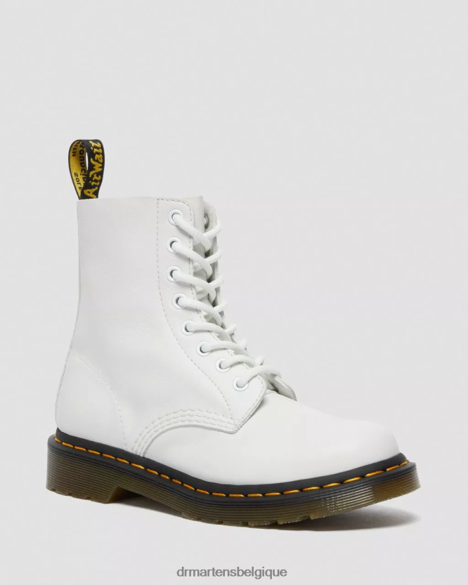 chaussure être Dr. Martens femmes bottes en cuir 1460 pascal virginia Virginie blanche 6RFZX068