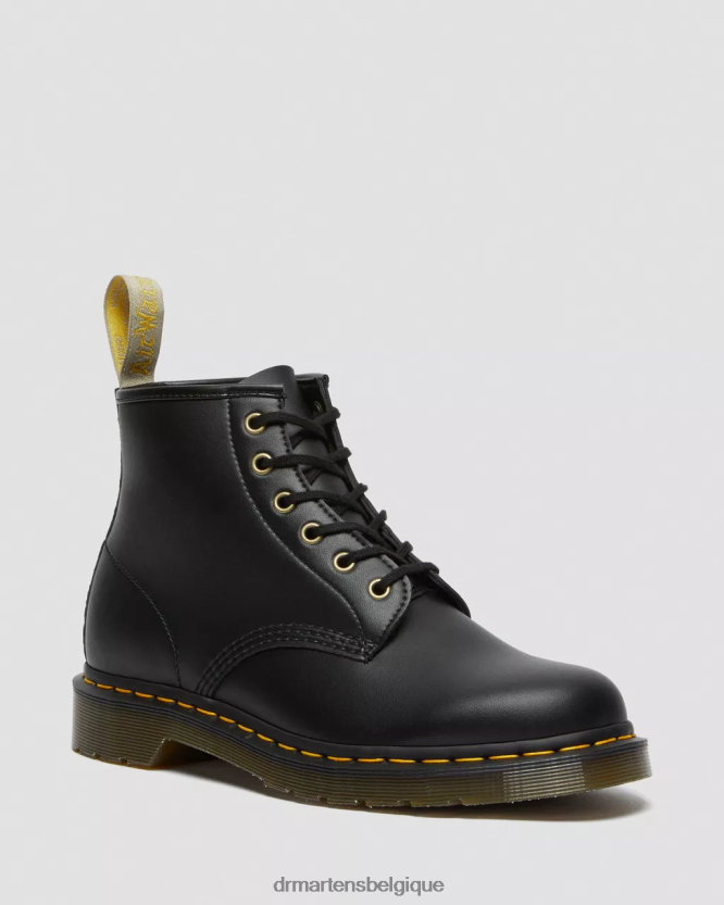 chaussure être Dr. Martens femmes bottines végétaliennes 101 felix Félix noir déteint 6RFZX097