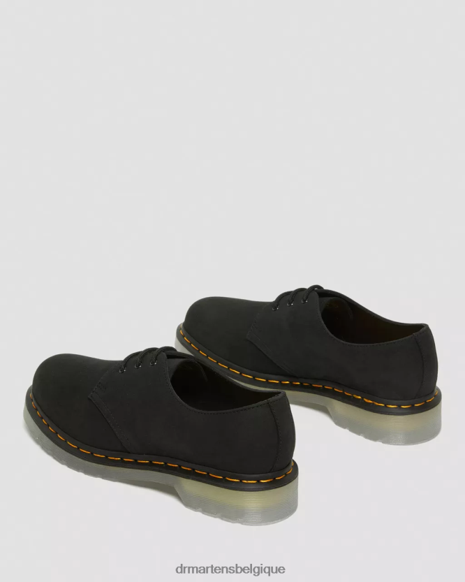 chaussure être Dr. Martens femmes Chaussures richelieu en cuir 1461 iced ii buttersoft wp beurre noir 6RFZX0327