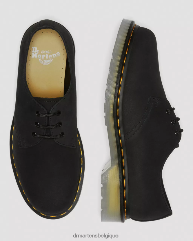 chaussure être Dr. Martens femmes Chaussures richelieu en cuir 1461 iced ii buttersoft wp beurre noir 6RFZX0327