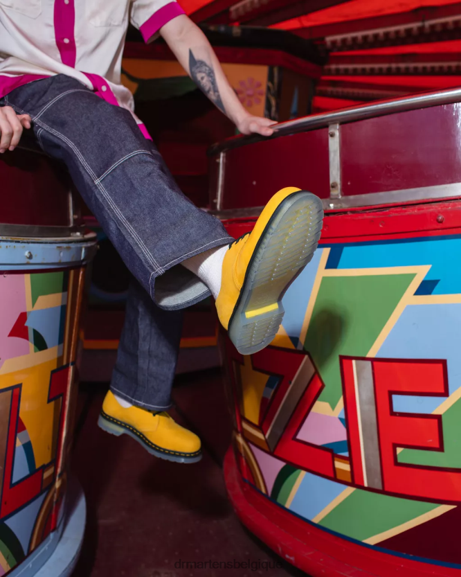 chaussure être Dr. Martens femmes Chaussures richelieu en cuir 1461 iced ii buttersoft wp jaune buttersoft 6RFZX0328