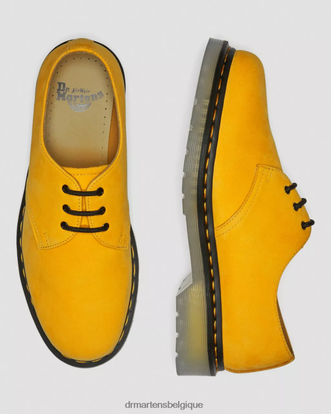 chaussure être Dr. Martens femmes Chaussures richelieu en cuir 1461 iced ii buttersoft wp jaune buttersoft 6RFZX0328